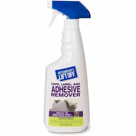 Tape and Adhesive Remover, 22 oz, Trigger Spray Bottle, 6 PK