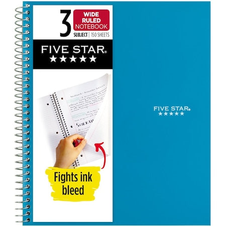 Wirebound Notebook, 3 Sub, WR, 8in x 10