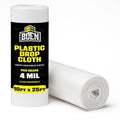 Heavy Duty Drop Cloth, 10x25, Clear