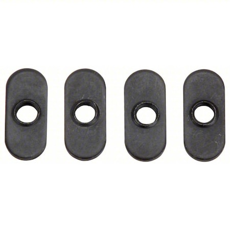EconomyT-Nut, Steel, BlackZinc-Plated, PK4