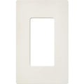 Designer Wall Plates, Number of Gangs: 1 Satin Finish, Biscuit