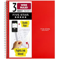 Spiral Notebook Plus Study App, 3 Sub, W