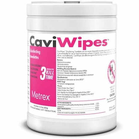 Disinfecting Wipes, 6 x 6-3/4", 160 Wipes