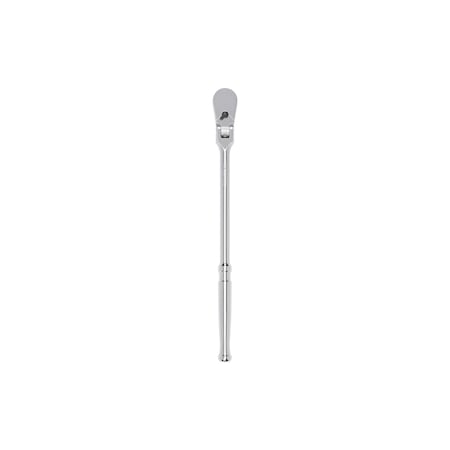3/8 in Drive 90 Geared Teeth Pear Hand Ratchet, Polished