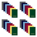 Case of Assorted Cover WB Academic Planners, 7.5""x5"", 64 sht, weekly 14-month format, Recycled Paper,PK28