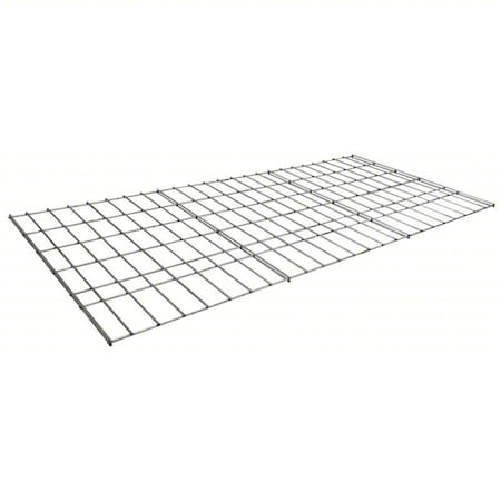 Use with Bulk Storage Rack, Steel, 48 in W, 24 in D, Galvanized