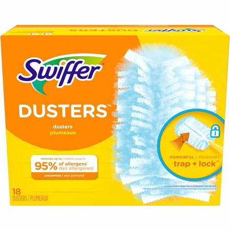 Duster Refill, Dust Lock Fiber, Blue, PK4