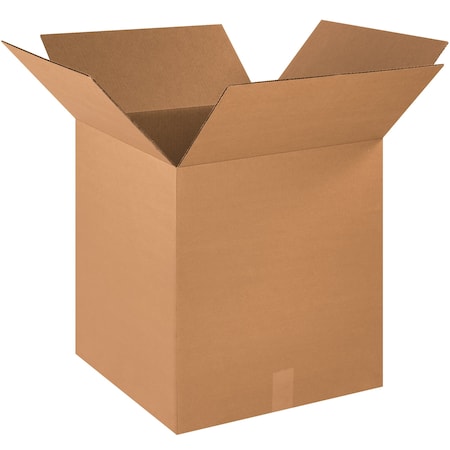 20 in x 18 in x 20 in Shipping Box, Kraft, Corrugate, Single Wall, 32 ECT