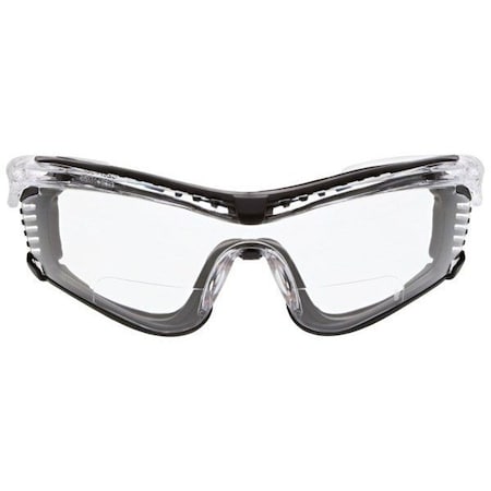 Checklite(R) CL5 Bifocal Safety Glasses, Clear Wraparound Frame, 1.5 Diopter, Clear Lens, Universal