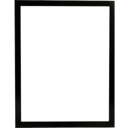 Magneto Adhesive Picture Frame, Black, PK2