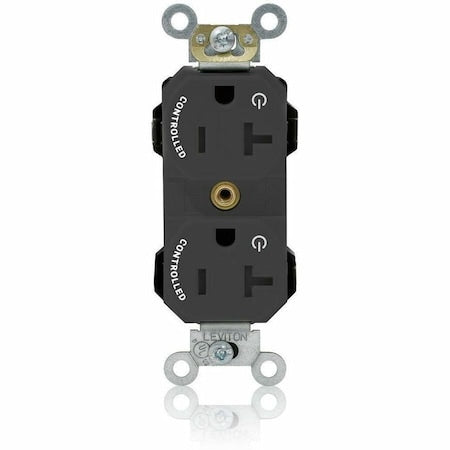 Straight Blade Receptacle, 5-20R, 20 A, 125V AC, Flush Mount, Self-Grounded