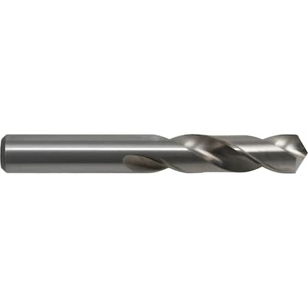 Screw Machine Drill Bit, 7/8 in Size, 118 Degrees Point Angle, High Speed Steel, Bright Finish