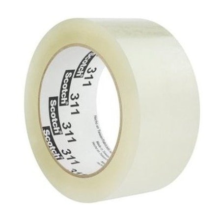 Acrylic Packing Tape, 2 mil, Clear, PK6