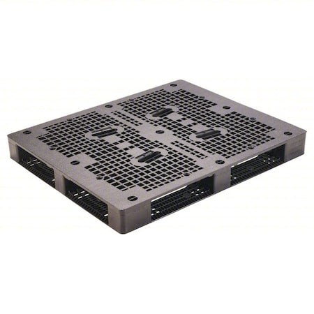 Plastic Pallet, 48 in L, 40 in W, 5 1/8 in H, 3,000 lb Dynamic
