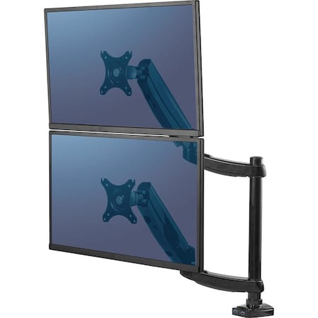 Dual Monitor Arm, 18 lb. Cap.