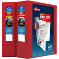 Heavy-Duty View 3 Ring Binder, 3 in, PK2