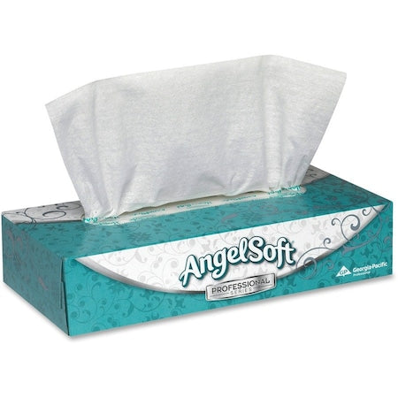 Angel Soft Professional Series 2 Ply Facial Tissue, 100 Sheets, 30 PK