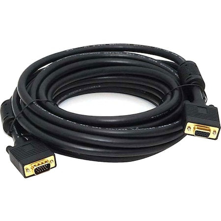 ComputerVideoCableExtension, Black, 25ft L