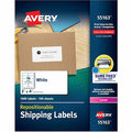 Repositionable Shipping Labels, PK1000