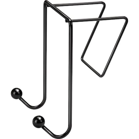 Coat Hook,Black,6 x 4 x 5-1/8 In
