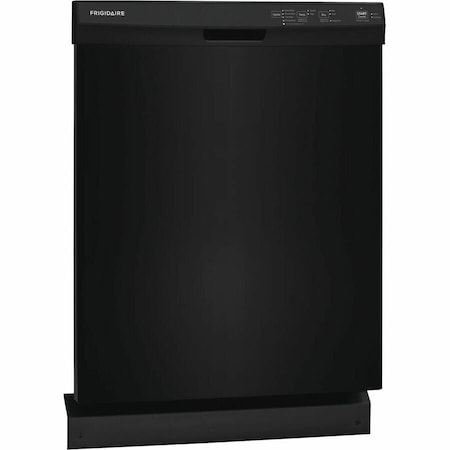 24" Built-In Dishwasher w/ Hard Food Disposer, Black