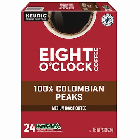 Coffee, Colombian, K-Cup, Coffee, 0.88 lbs, 24 PK
