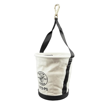 Bucket Bag, Natural, Canvas, 15 Pockets