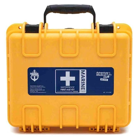 First Aid Kit and Housing, Plastic Box, 243 Components, 8 People Served