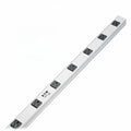 Outlet Strip, Vertical Basic, 24 5-15R, 5-20P, 15 ft., Silver