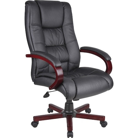High Back Executive Wood Finished Chairs