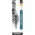 Zebra Pen JK-Refill 0.5mm Black 2Pk - 0.50 mm, Fine Point - Black Ink - 2-/ Pack