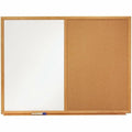 Bulletin/Whiteboard Combination 36"H x 48"W