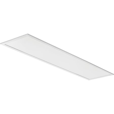 LED Flat Panel, 4 ft L, 1 ft W, 120 to 277V AC
