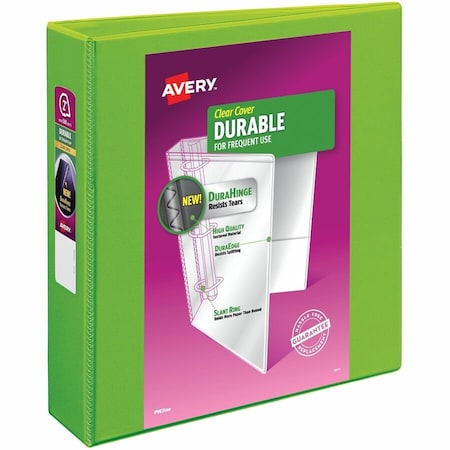 Durable View 3 Ring Binder, 2" Slant Rin