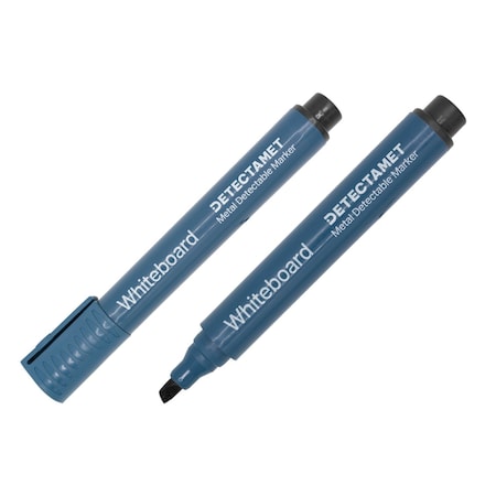 Metal Detectable Dry Erase Marker Set, Round Barrel, PK10