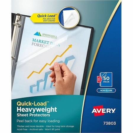 Non-Glare, Sheet Protector, 11 x 8.5, PK50