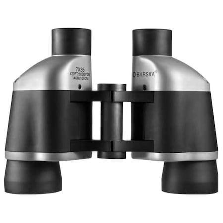General Binoculars, 7x Magnification, Porro Prism, 420 ft at 1000 yd Field of View