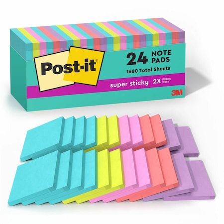 Sticky Notes, 3" x 3", PK24