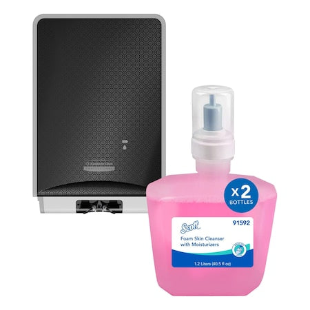 Icon Soap/Sanitizer Dispenser With Foam Hand Soap Refill 2 PK