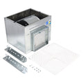 Bath Exhaust Fan, 8In, Galvn Steel, 115 V