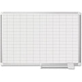 12"x24" Magnetic Planning Dry Erase Board, Aluminum Frame