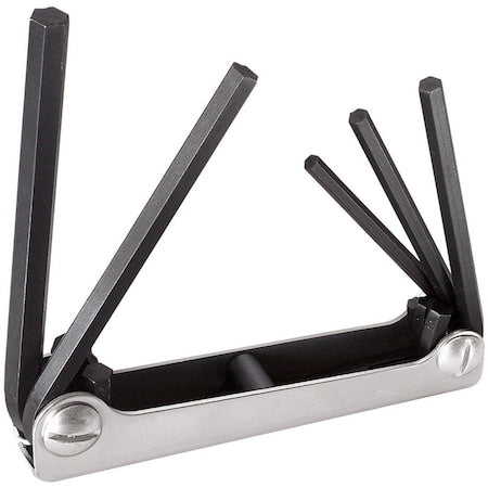 5 Piece SAE Fold-Up Hex Key Set, 70579