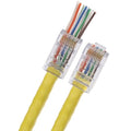 Pass Thru Modular Plug, RJ45 Type, PK50