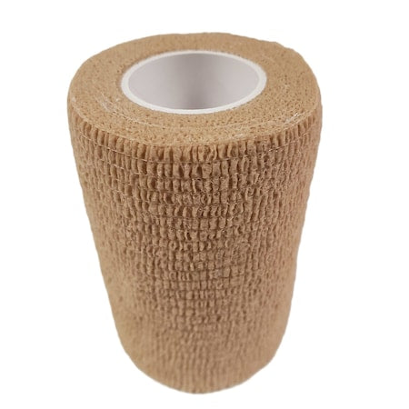 Self-Adhesive Bandage, 3" x 5yds (10-Pack), Tan