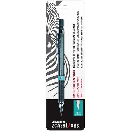 Zensations Drafix Technical Pencil 0.9mm HBNo 2 1Pk