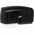 Scott Coreless Twin Toilet Paper Dispenser HighCap 20x6x11 BLK
