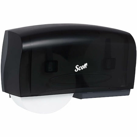 Scott Coreless Twin Toilet Paper Dispenser HighCap 20x6x11 BLK