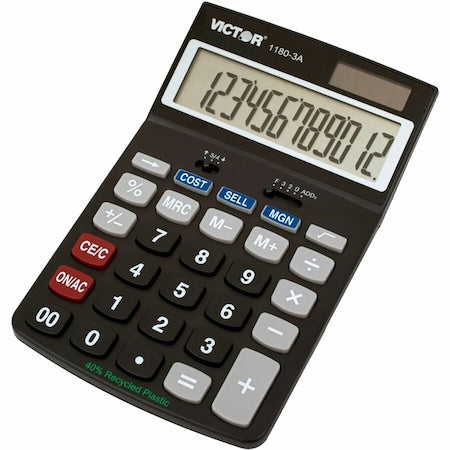 Finance Desktop Calculator, LCD, 12 Digits