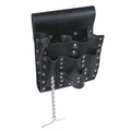 Black Leather 7 Pockets, 5166