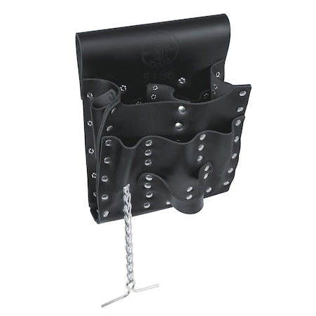 Black Leather 7 Pockets, 5166